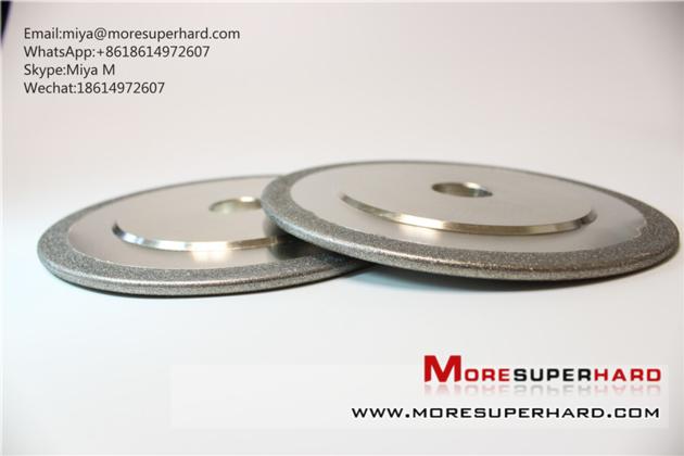 Electroplated CBN grinding wheel for metallic materials industry application miya@moresuperhard.com