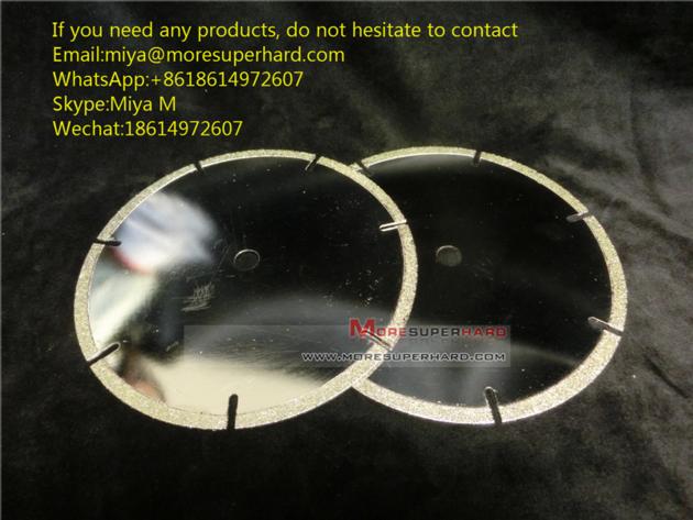 Electroplated Diamond Cutting Blades & Discs for Cutting Marble, Granite, Thermosettin miya@Moresupe