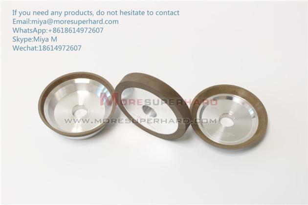 12V9 Grinding Wheel For CNC Tool Grinder in Gashing and Clear edge miya@moresuperhard.com