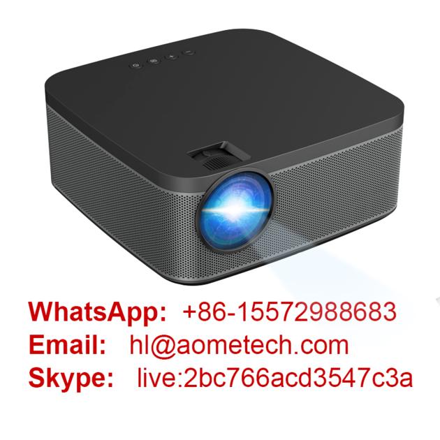 2021 New LCD mobile projectors home cinema 4k proyector led video beamer Support wireless mirroring 