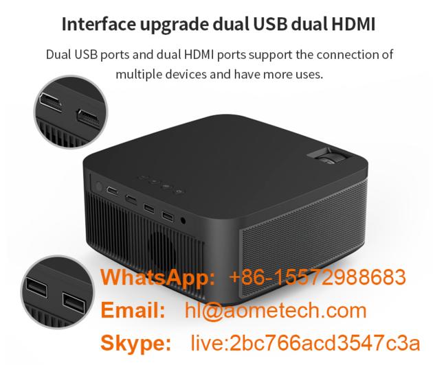 2021 New LCD Mobile Projectors Home