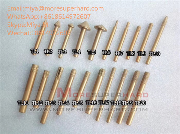 Vacuum Brazed Diamond Grinding Head Pins