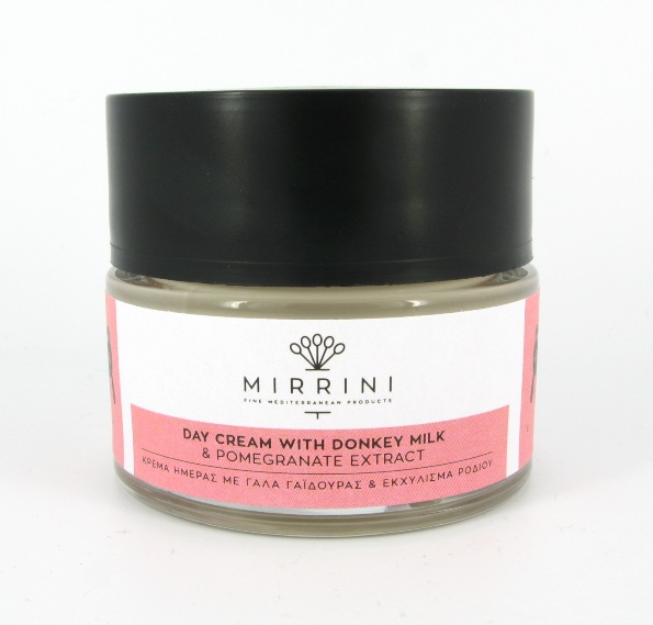 Day Cream with Pomegranate Extract, Natural Collagen & 30% Donkey milk with Vitamins E and A, 50ml