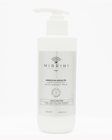 Mirrini Moroccan Argan Oil Hair Shampoo with Donkey Milk