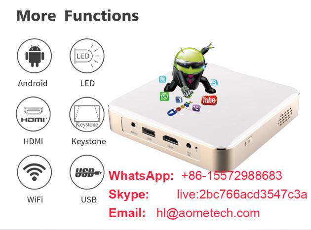 S350 DLP Android Mini Projector For