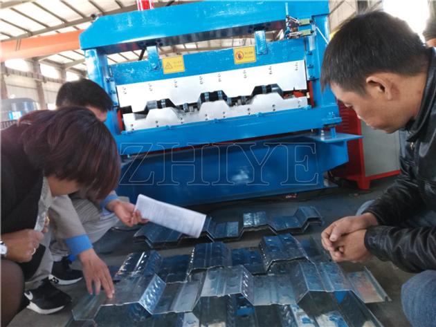 Decking Steel Floor Cold Roll Forming