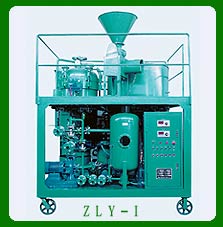 ZLY serial engine oil purification and discolourization purifier oil filter machine