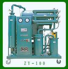 ZY Serial Highly Effective Vacuum Oil Purifier Oil Filter Machines