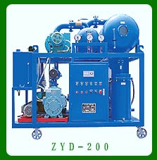 ZYD serial two-stage vacuum oil purifier oil filter machine
