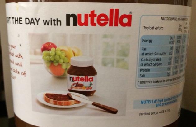 Nutella 52g 350g 400g 600g 750g