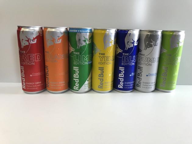 Red Bull Energy Drink 250 Reds / Blue / Silver, Energy Austria Origin