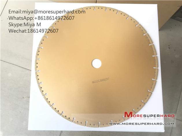 Vacuum Brazed Diamond Saw Blades For