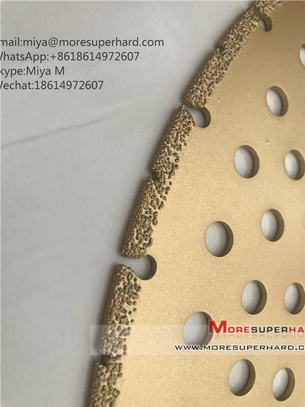 Vacuum Brazed Diamond Saw Blades For
