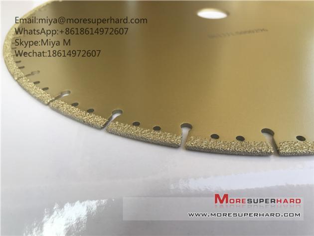 Vacuum Brazed Diamond Saw Blades For