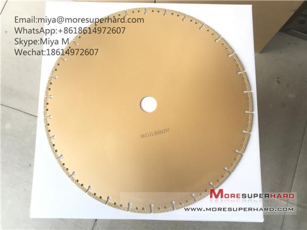 vacuum brazed diamond saw blades for cutting Marble etc. miya@moresuperhard.com
