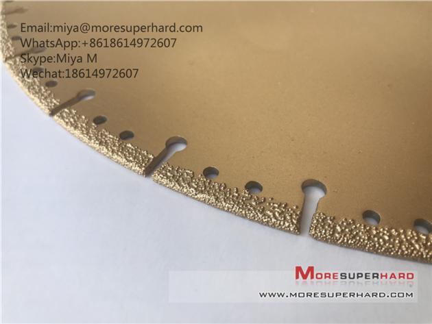 Vacuum Brazed Diamond Saw Blades For