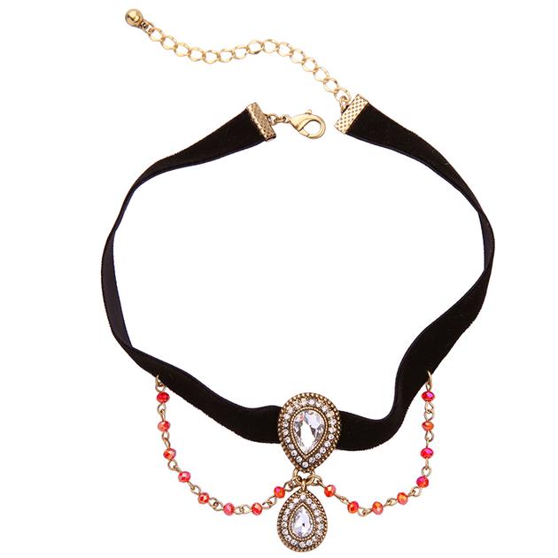 Fashion Jewelry Velvet Choker Necklace