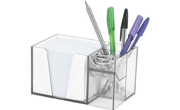 CUSTOM SLANTED ACRYLIC PEN HOLDER DISPLAY STAND
