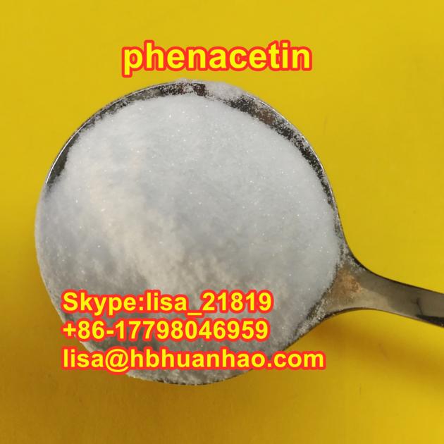 Phenacetin powder cas 62-44-2 with C10H13NO2(whatsapp:+8617798046959)