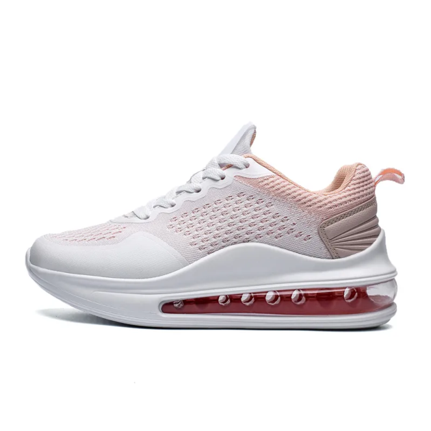 Air Cushion Sneaker Breathable Flying Woven Men shoes