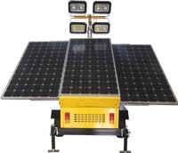 solar powered mobile light tower