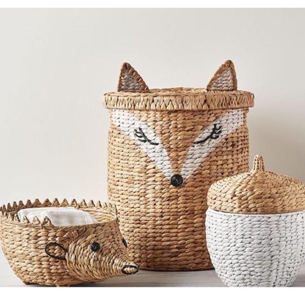 Animal Basket Storage Bear Shaped