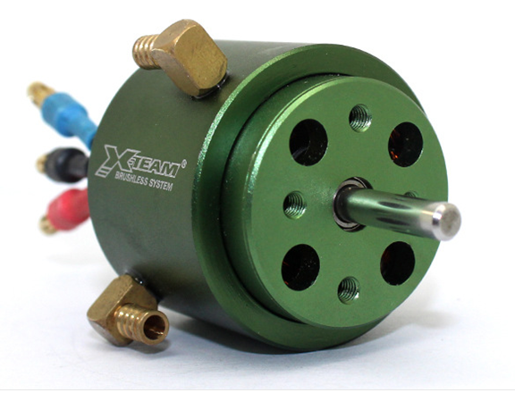 X-TEAM 2835 with water-cooled brushless motor 4mm shaft high-speed ship model four-pole BLDC