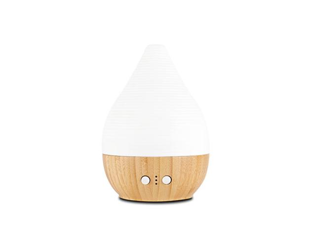 Bre-Wooden Base Mini Art Electric Ultrasonic Diffuser With Light