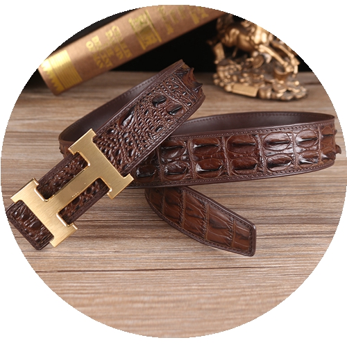Belt Men And Women Crocodile Pattern