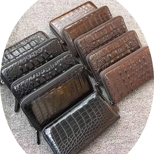 Thailand Crocodile Leather Wallet Men's Long Handbag Casual Business Clutch Bag Men's Bag Multi-Card