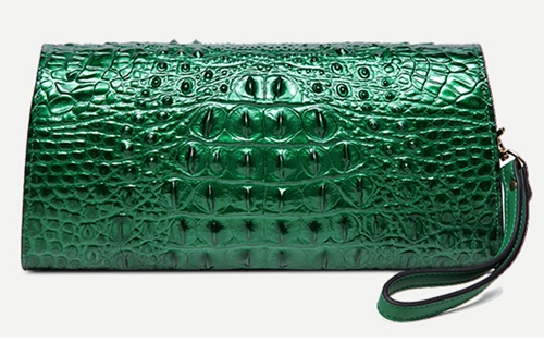 High Quality Textured Crocodile Pattern Leather
