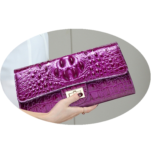High Quality Textured Crocodile Pattern Leather