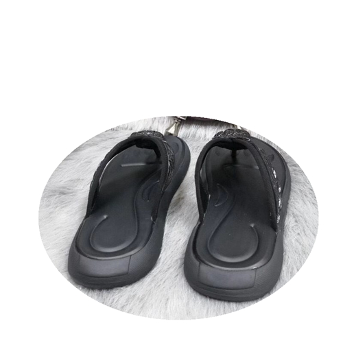 Crocodile Leather Flip Flops Summer Personality