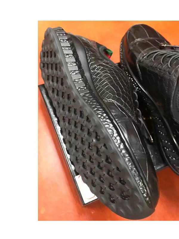 Crocodile Pattern Sneakers Men S Shoes
