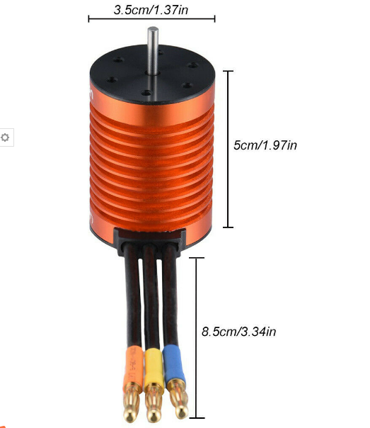 Waterproof F540 3000KV Fully Brushless Motor