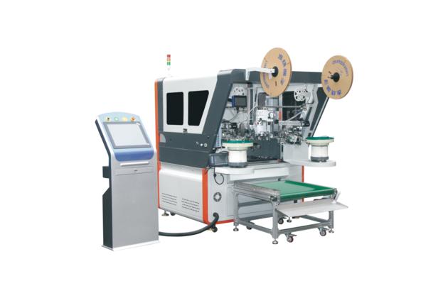 Fully automatic glue insertion machine(double doubles and double piercing type)