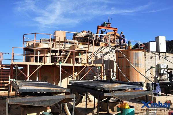 Low Cost Alluvial Gold Mining Equipment , Mining Gold Separator Processing Plant