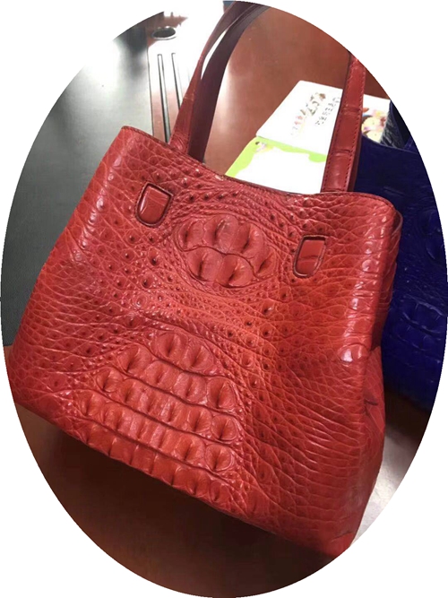 Crocodile Leather Large Bag Women S