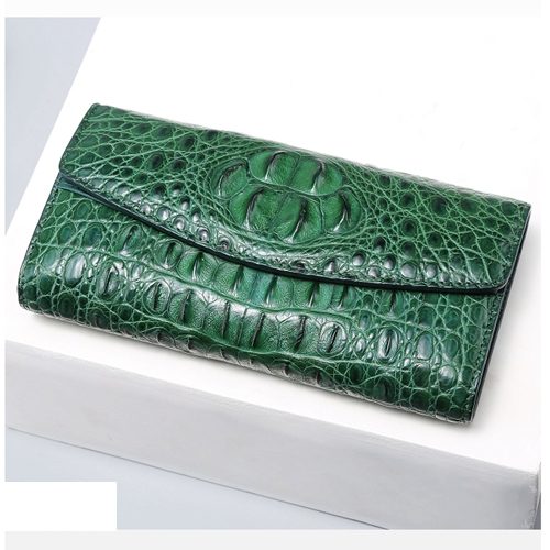 Large Capacity Crocodile Leather Wallet Women