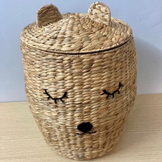 Animal Hamper Basket Storage Puppy Shaped