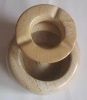 Detachable Smokers Ash Tray Handmade From Soapstone Rock