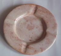 Rounded Soapstone Smokers Ash Tray