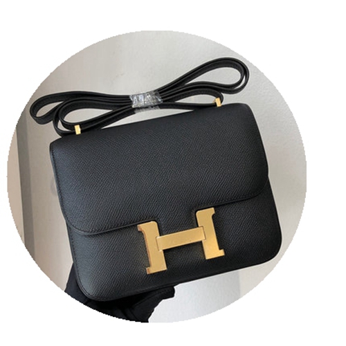 Palm Grain Cowhide Kangkang Bag Women