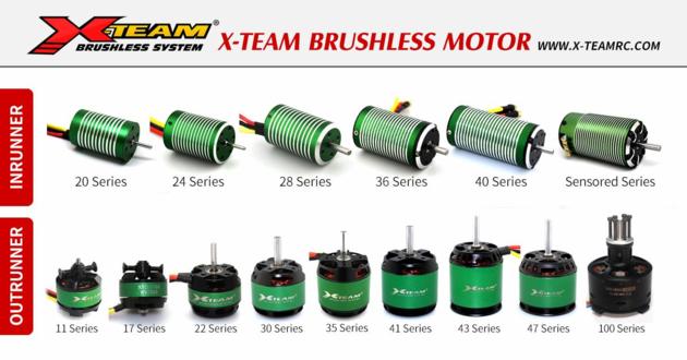 X TEAM 2030 Brushless Motor 1
