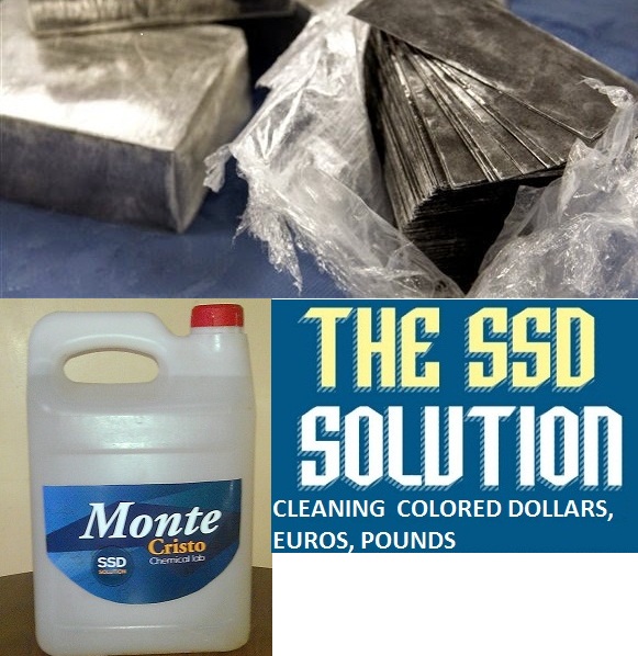 S.S.D Chemical Solution for cleaning currencies(NO UPFRONT PAYMENT) 