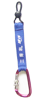 short lanyard with carabiner