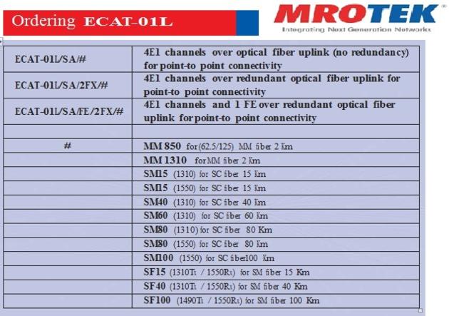 MRO TEK TDM Over Ethernet Access