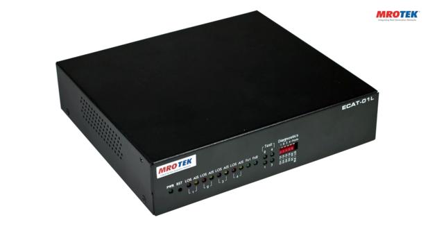 MRO-TEK TDM Over Ethernet Access Multiplexer ECAT-01L