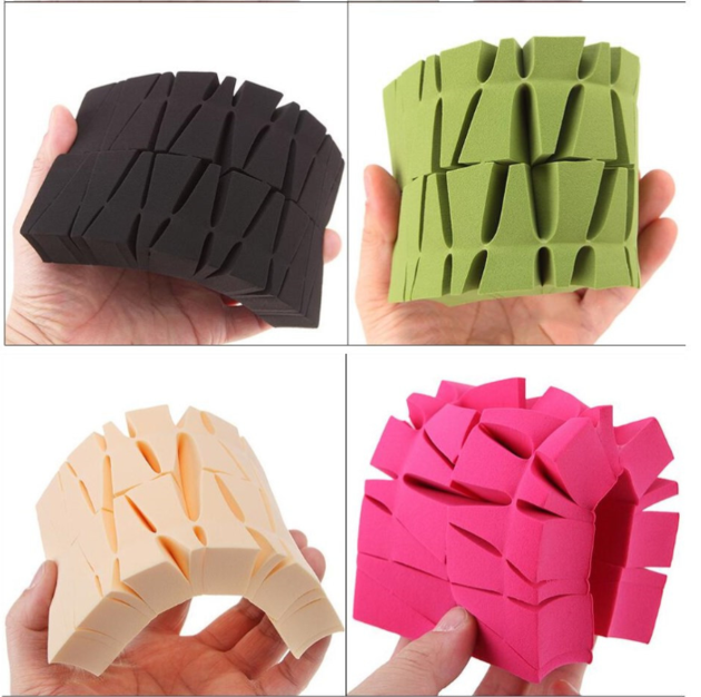 24pcs Triangle Shaped Makeup Puff