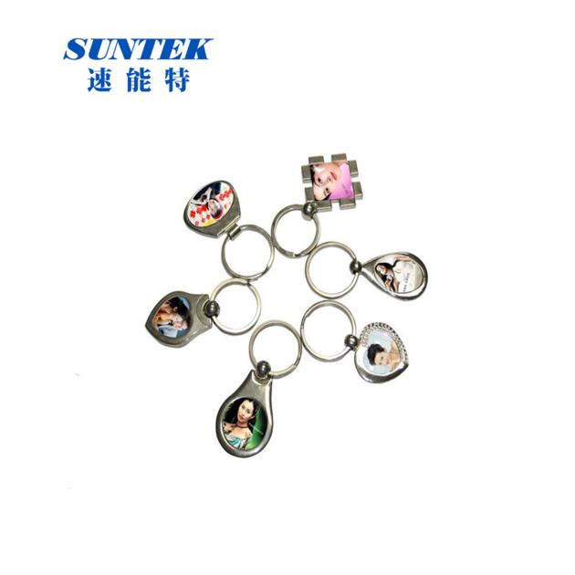 DIY Round Sublimation Heat Press Blank Metal Keychain